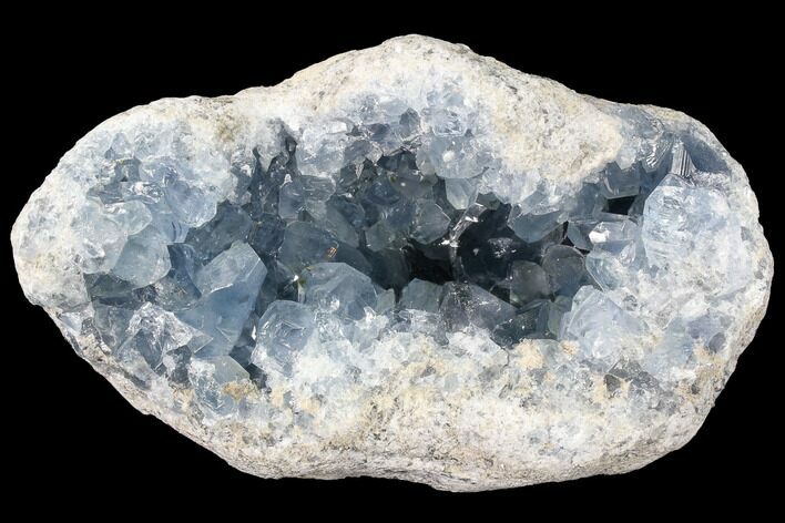 Blue Celestine (Celestite) Crystal Geode - Madagascar #87130